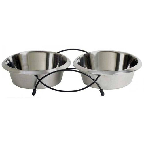 Prima Bolz Double Diner Feeding Bowl for Dogs & Cats