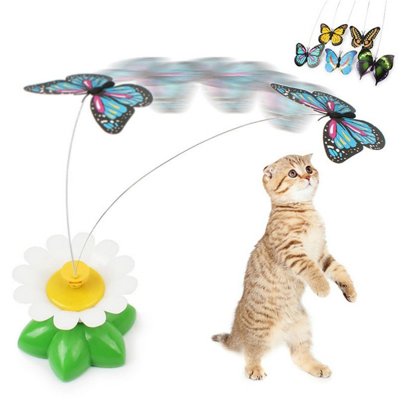 Hot sale Colorful Butterfly Funny dog Cat Toys