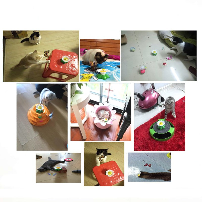 Hot sale Colorful Butterfly Funny dog Cat Toys